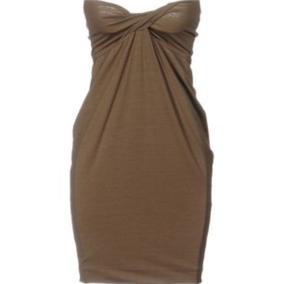 Paul Smith Dresses & Skirts - NWT Paul Smith Olive Green Khaki Strapless Dress M
